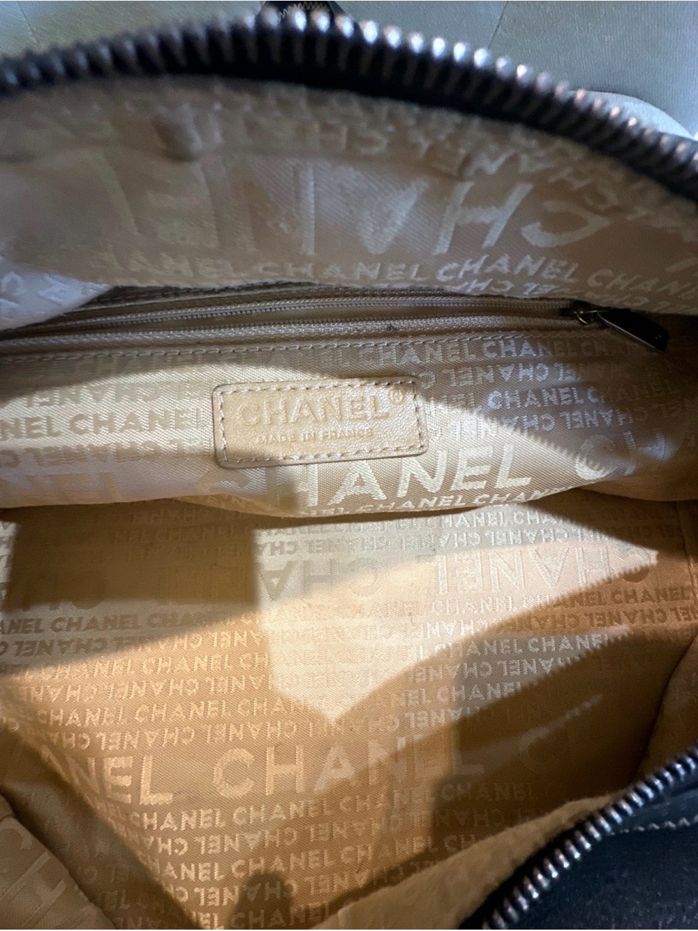 Authentic CHANEL Black Lambskin Leather Bowler Handbag - Picture 10 of 12